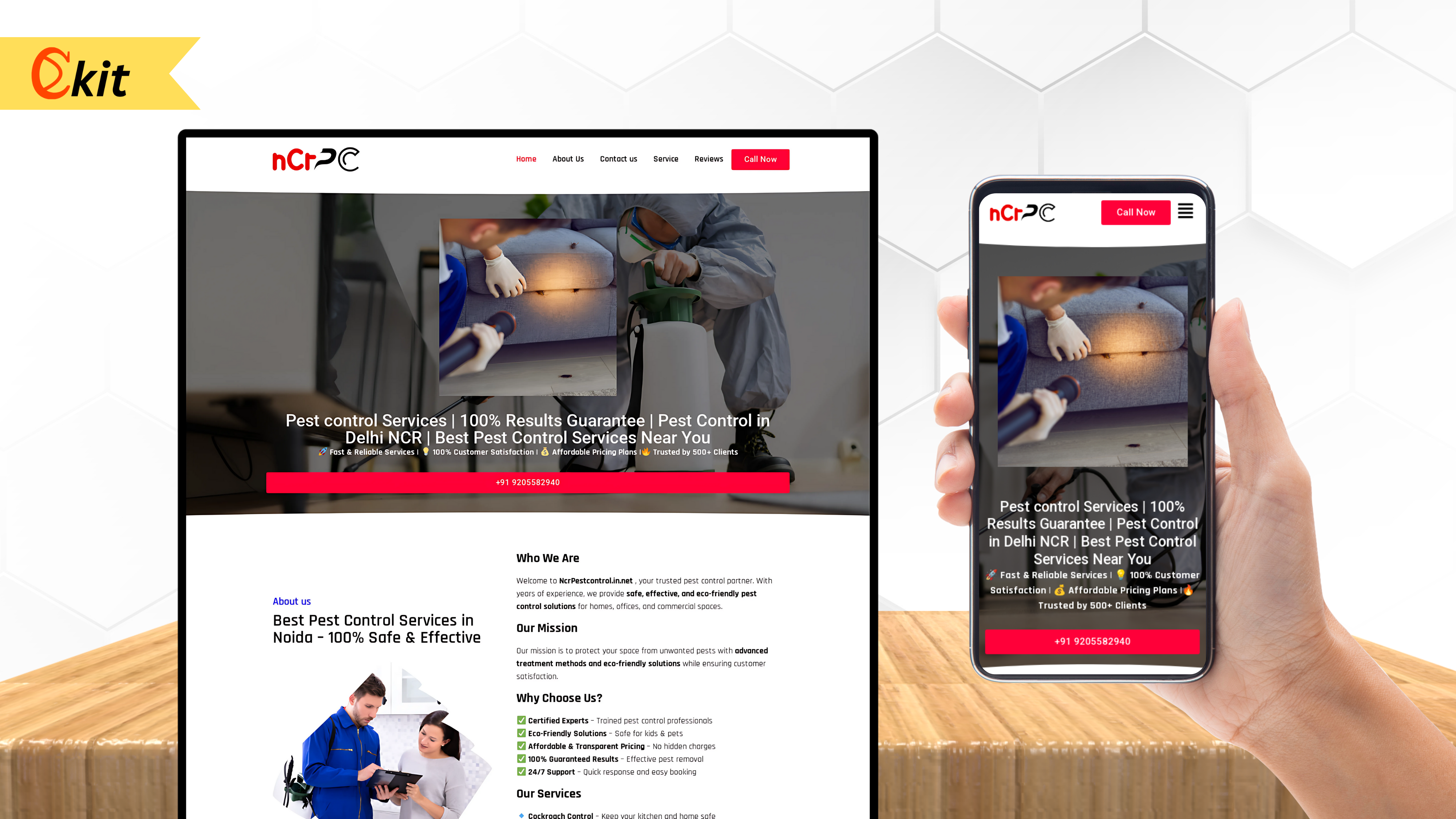 Pest Control – Premium Pest Control Website Elementor Template Kit